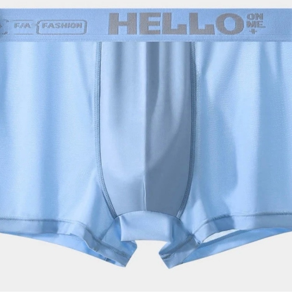 Hello mens Boxer Briefs, 4 piece set L